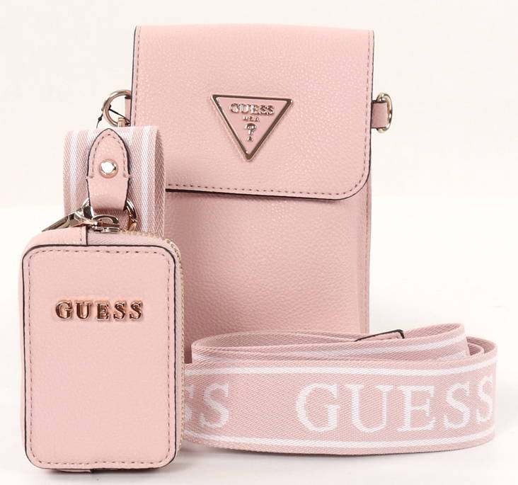 Guess Tasche Latona Flip Chit Chat Hellrosa - Handtaschen - 135043 - 1