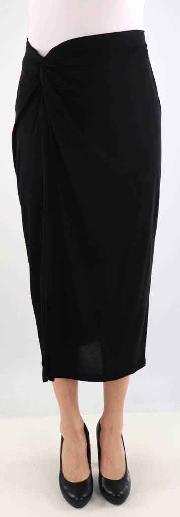 JDY Damen Rock Knot Midi Schwarz - Röcke - 133623 - 1