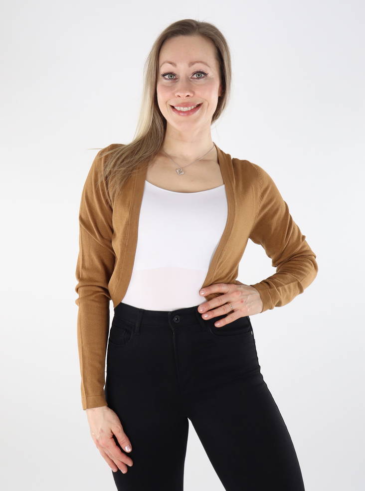 JDY Damen Bolero / Cardigan Basica geröstete Kokosnuss - Boleros - 135743 - 1
