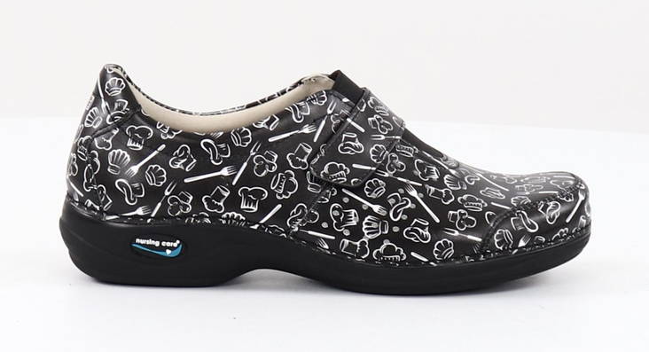 Maschinenwaschbare Sandalen aus Leder für die Pflege während der Stillzeit Küche-11 - Damen Arbeitsschuhe - 129903 - 1