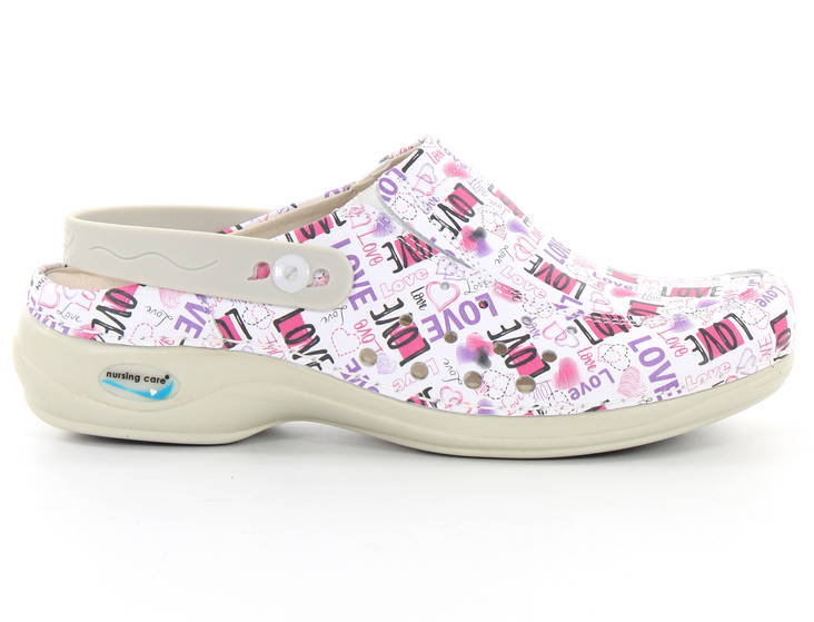 Maschinenwaschbare Leder-Sandalen für die Pflege von stillenden Müttern, Liebe - Damen Arbeitsschuhe - 126973 - 1