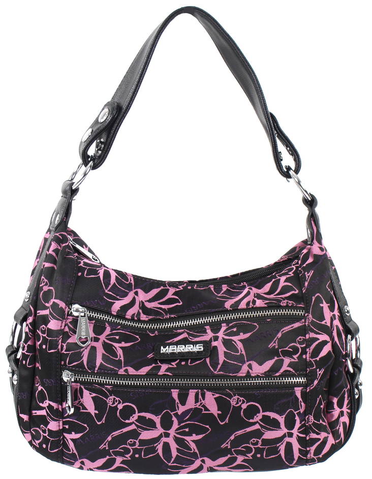 Nabo Bag Marris NK2014, Schwarz/Lila - Handtaschen - 130933 - 1