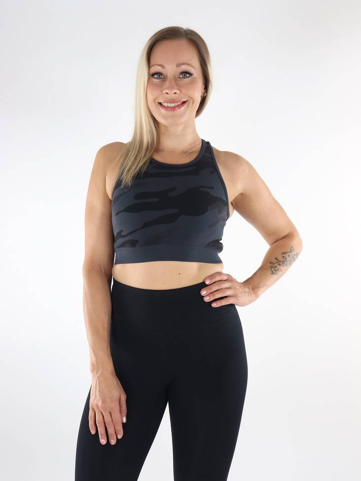 Only Play Sport-BH Seam Train Camo - Damen Sport-BHs - 134183 - 1