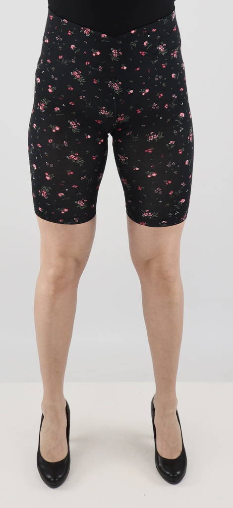 Only Shorts Life Love, schwarz/ditsy - Damen Shorts und Capris - 128813 - 1