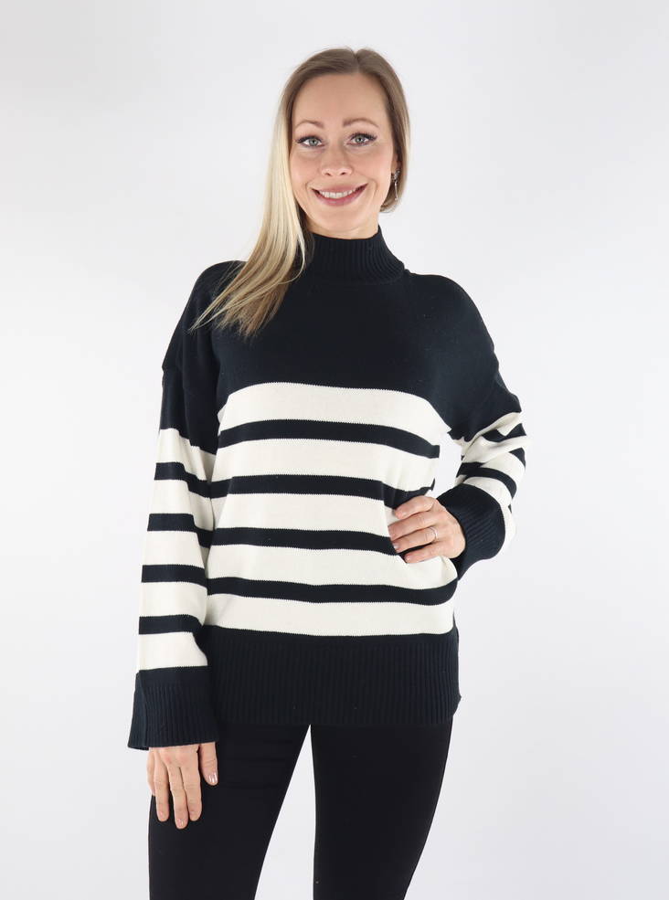 Only Pullover schwarz/Cloud Dancer - Damenpullover - 134713 - 1