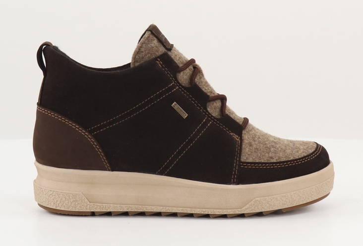 Pomar Knöchelstiefel Nova Rindvelours/Wollfilz - Damen Stiefeletten - 131913 - 1