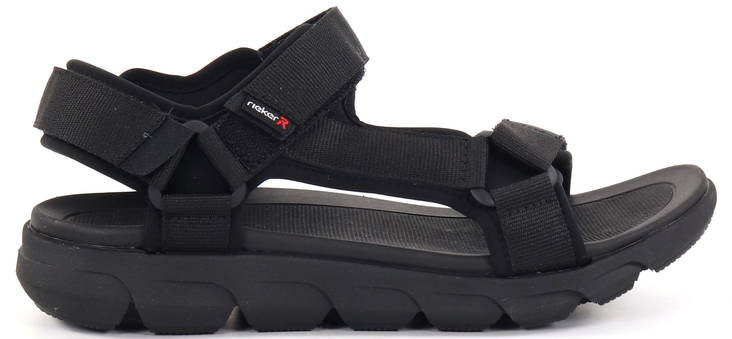 Rieker Sandalen 20802-01, schwarz - Herrensandalen - 131223 - 1