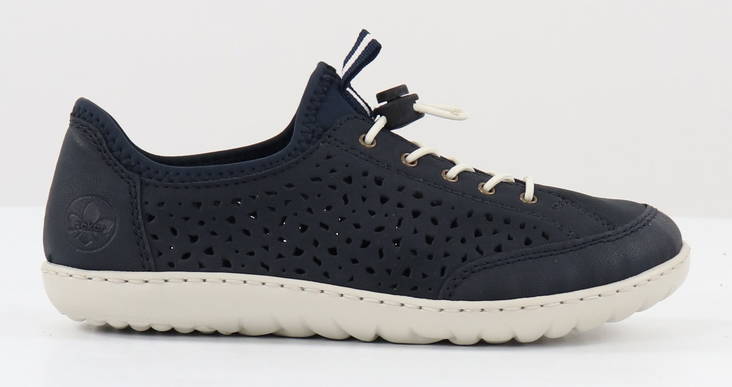 Rieker Wander Schuhe 52860-14 Blau - Rieker walkingschuhe - 133303 - 1