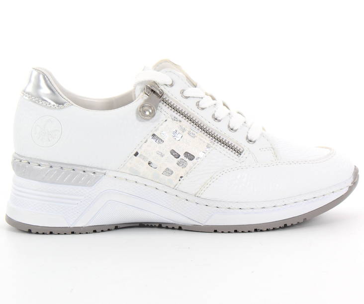 Rieker Wedge Sneakers N4322-80, Weiß - Damen Sneaker - 130563 - 1