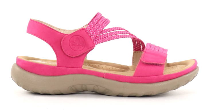Rieker Damen Sandalen 64870-31 pink - Rieker Sandalen - 135453 - 1