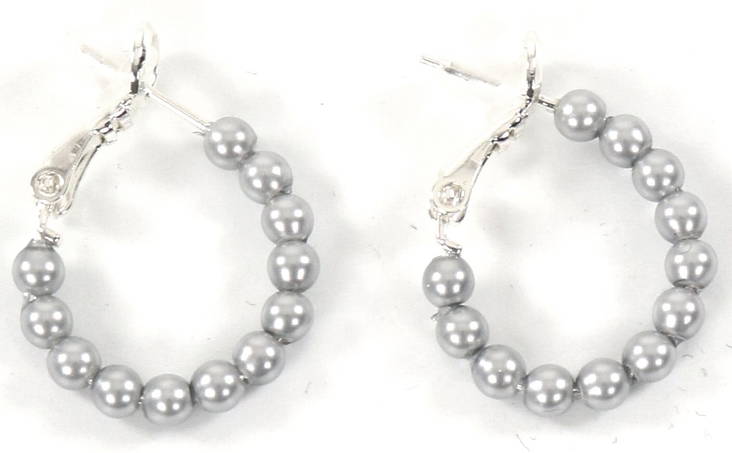 Snö of Sweden Ohrringe Provence silber/hellblau - Ohrringe - 133053 - 1