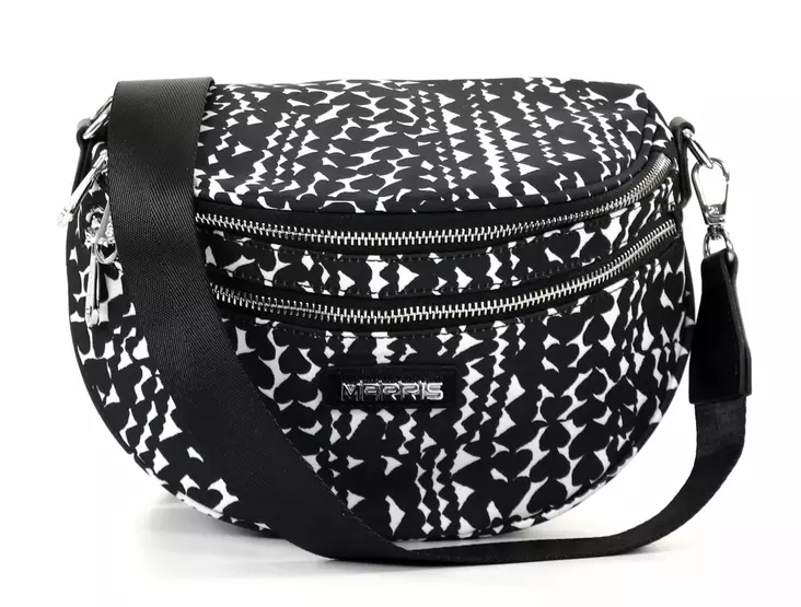 Nabo Schultertasche Marris NK2269 schwarz/weiß - Handtaschen - 136093 - 1