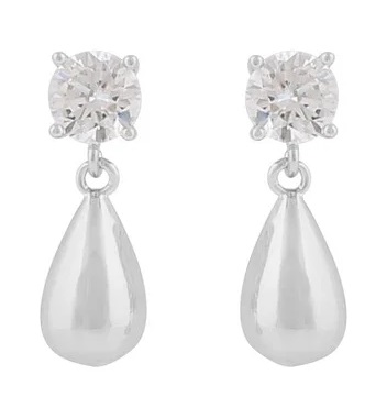 Snö of Sweden Ohrringe Fanny klein Silber - Ohrringe - 136723 - 1