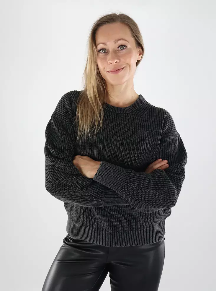 JJXX Damenpullover Twist Wash Schwarz - Damenpullover - 139103 - 1