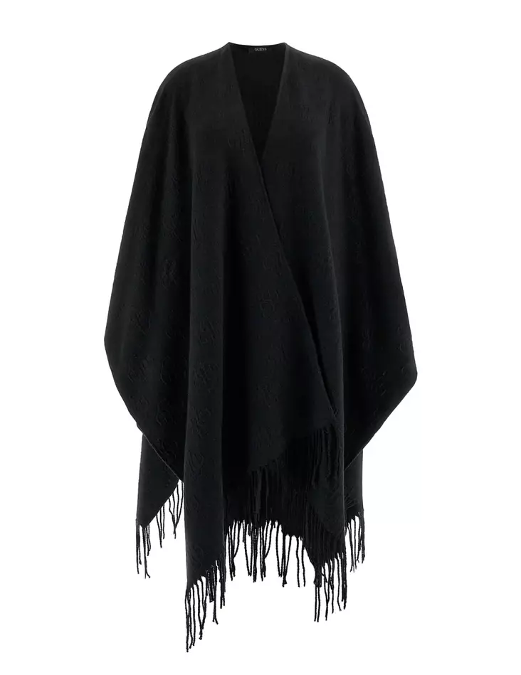 Guess Poncho AW5421POL03 BLA schwarz - Damen Capes und Ponchos - 139113 - 1