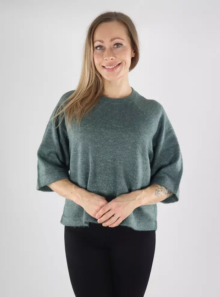 Only Damenpullover 3/4 Ärmel Balsamgrün - Damenpullover - 139693 - 1
