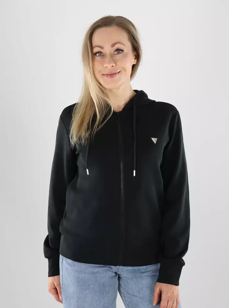 Guess Sweatjacke V4YQ06KCAY2 JBLK - Damen Hoodies und Sweatshirts - 141193 - 1
