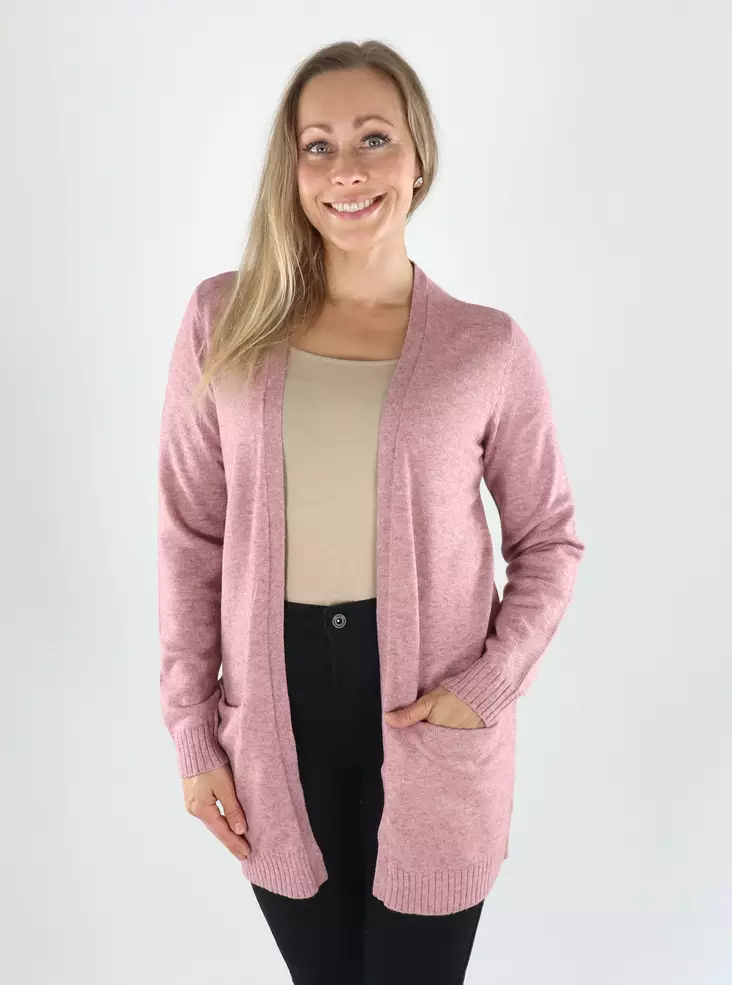 Vila Cardigan VIRIL OPEN L/S KNIT CARDIGAN Nostalgie-Rose - Damenpullover - 141433 - 1