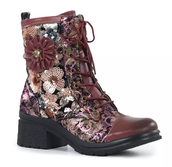 Laura Vita Stiefeletten Kalineo 34 lila - Damen Stiefeletten - 142163 - 1