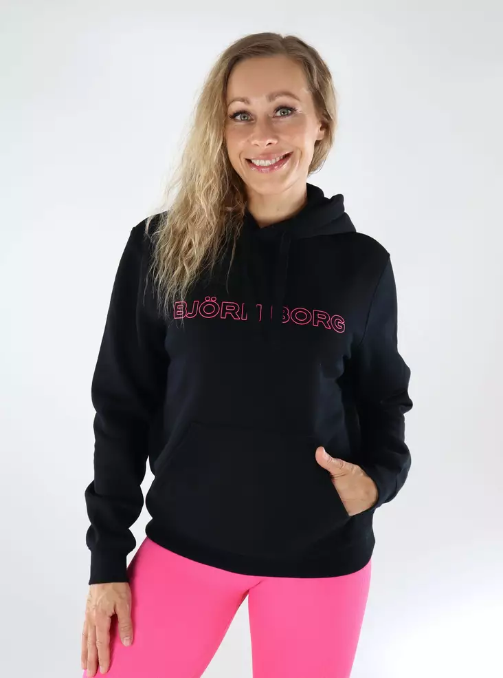 Björn Borg Damen Hoodie Essential 3 Schwarz - Damen Hoodies und Sweatshirts - 139083 - 1