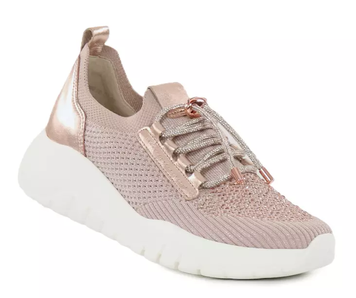 Gabor Damen Sneaker 45540 Shine Met. Rouge Glitzer - Damen Sneaker - 140533 - 1