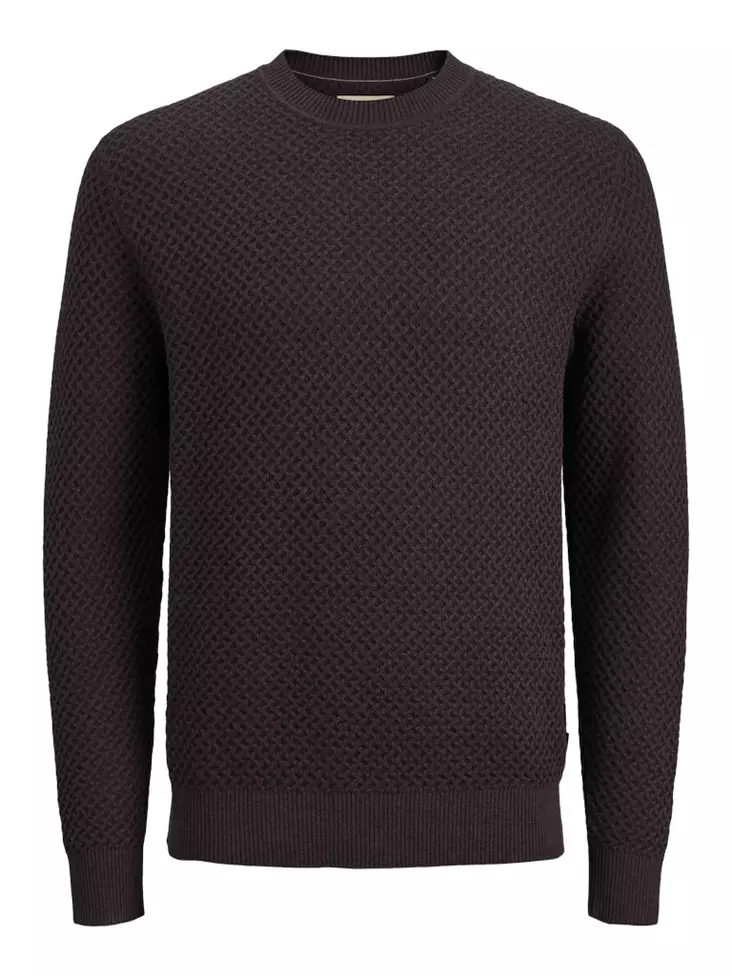 Jack&Jones Herrenpullover Blubarkley fudge/twist - Herren Strickwaren - 139933 - 1