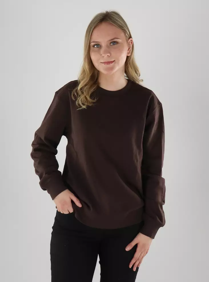 JDY Sweatshirt JDYAMALFI LIFE Kaffee-Bohne - Damen Hoodies und Sweatshirts - 141303 - 1