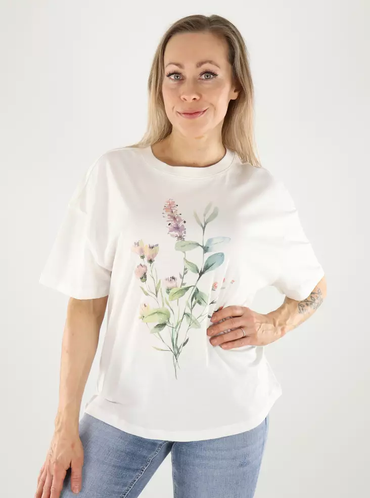 JDY T-Shirt C. Dancer/Art Fleur - Damen T-Shirts - 140963 - 1