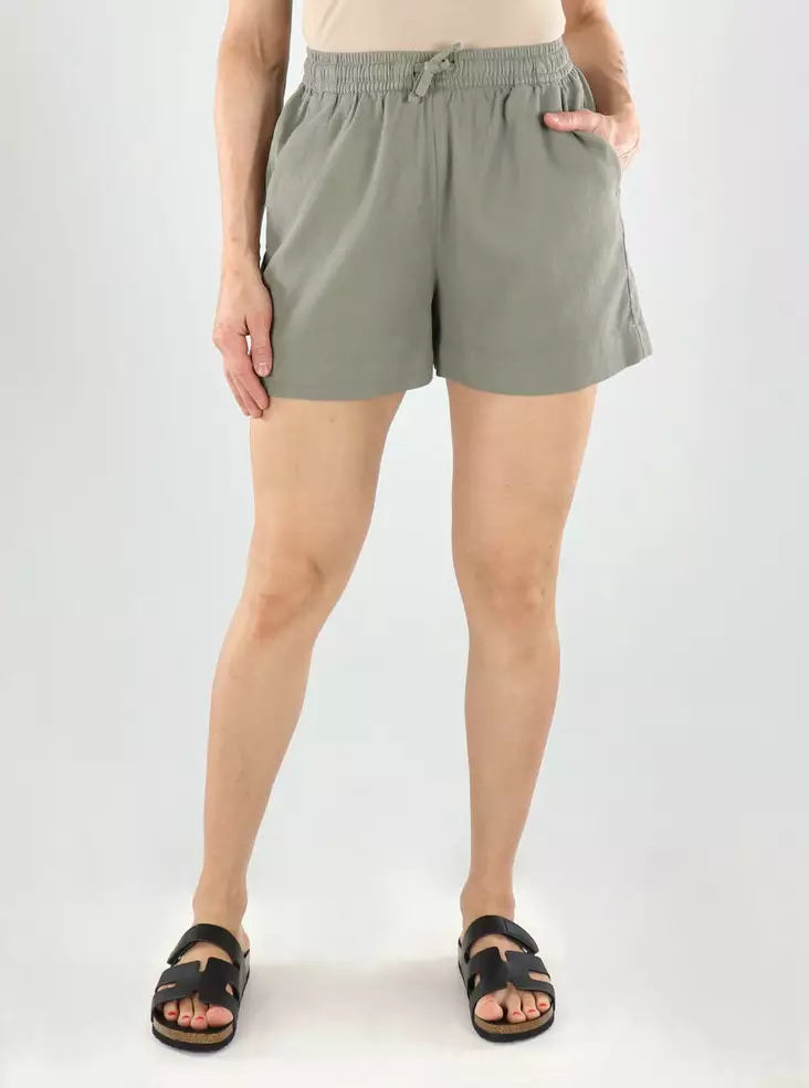 JJXX Baumwoll-Shorts Waffle Vetiver - Damen Shorts und Capris - 141103 - 1