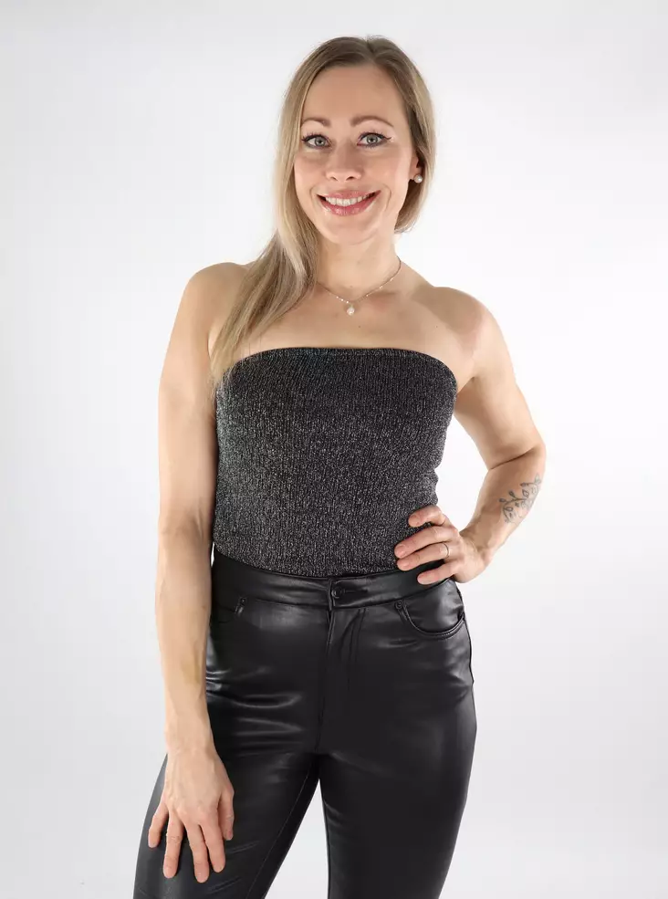 JJXX Damenoberteil Glitzer Silber - Damen Tops - 137363 - 1