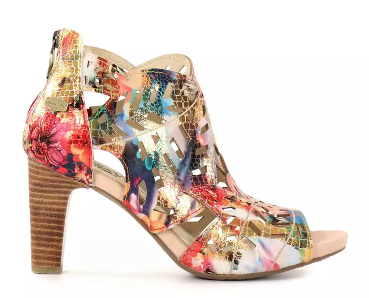 Laura Vita Damen High-Heels Sandalen Albane 0482 rouge - Damen Sandalen - 138243 - 1