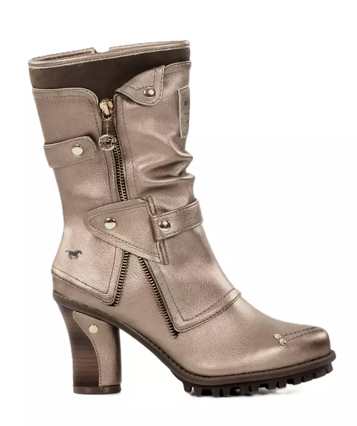 Mustang Damen Stiefeletten 1141-606-221 Bronze - Damen Stiefeletten - 137513 - 1