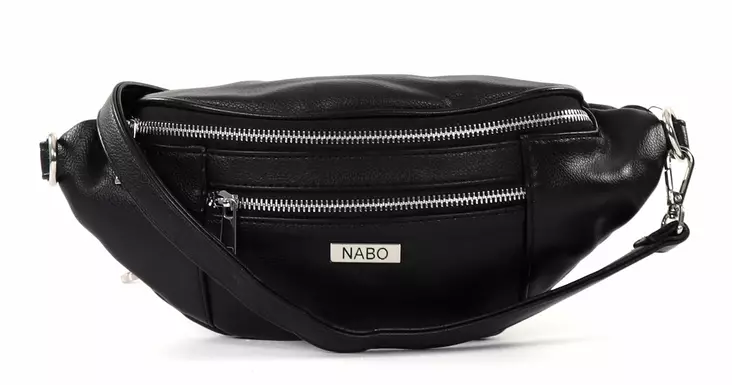 Nabo Schultertasche / Gürteltasche NK2286 schwarz - Handtaschen - 136373 - 1