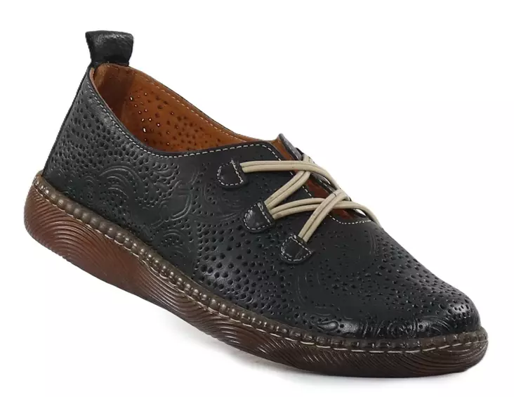 Natura Wanderschuhe 3862 Schwarz - Damen walkingschuhe - 141243 - 1