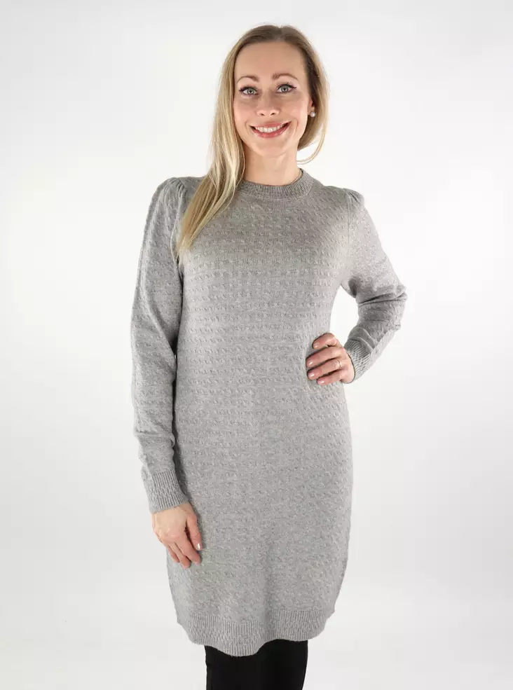 Only Strickjacke Puff mittelgrau - Damenpullover - 137333 - 1