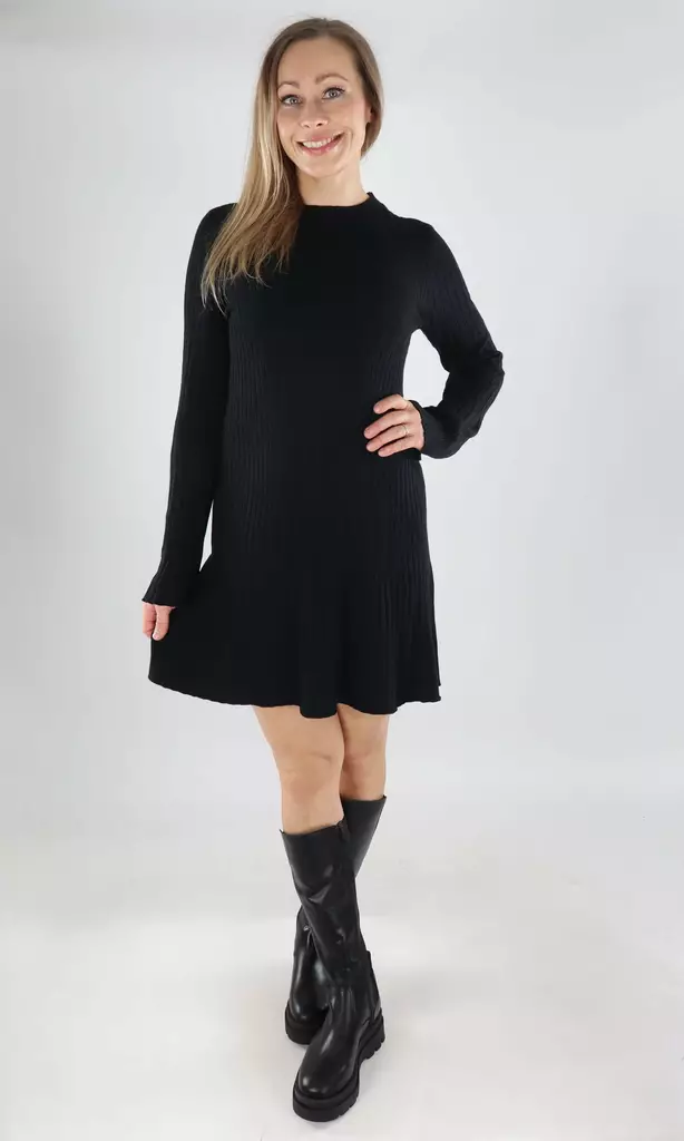 Only Strickkleid mit Rundhalsausschnitt Schwarz - Damenpullover - 139633 - 1