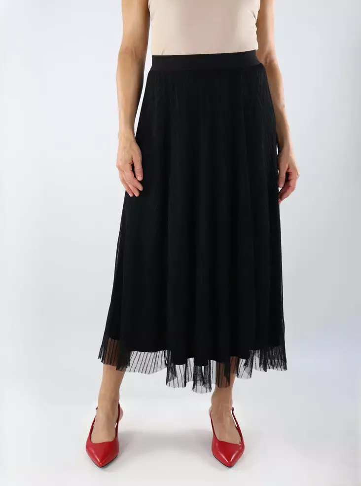 Only Faltenrock schwarz - Röcke - 139003 - 1