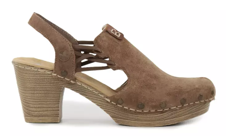 Rieker Damen Wildleder Sandalen 66775-24 braun - Rieker Sandalen - 140423 - 1