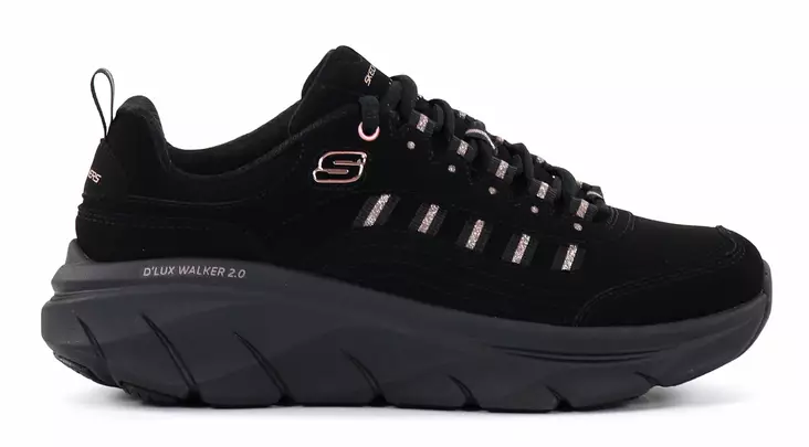 Skechers Damen Sneakers 150106/BKRG D'LUX WALKER 2.0 - GOLDEN STEP schwarz/roségold - Skechers Sneaker - 137403 - 1