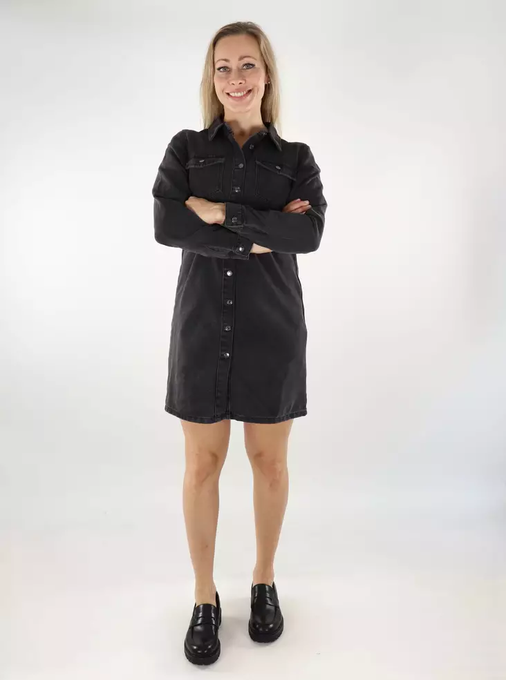 Vero Moda Jeanskleid Kurz schwarz Denim - Kleider und Tuniken - 136953 - 1