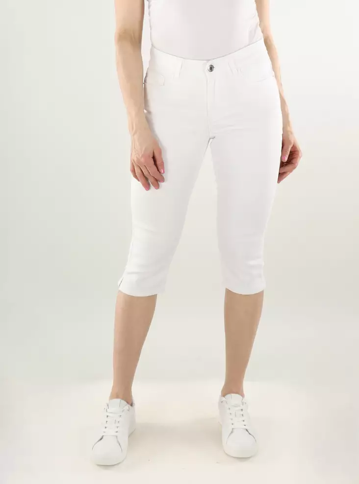 Vero Moda Damen Caprihose MR strahlendes Weiß - Damen Shorts und Capris - 138103 - 1