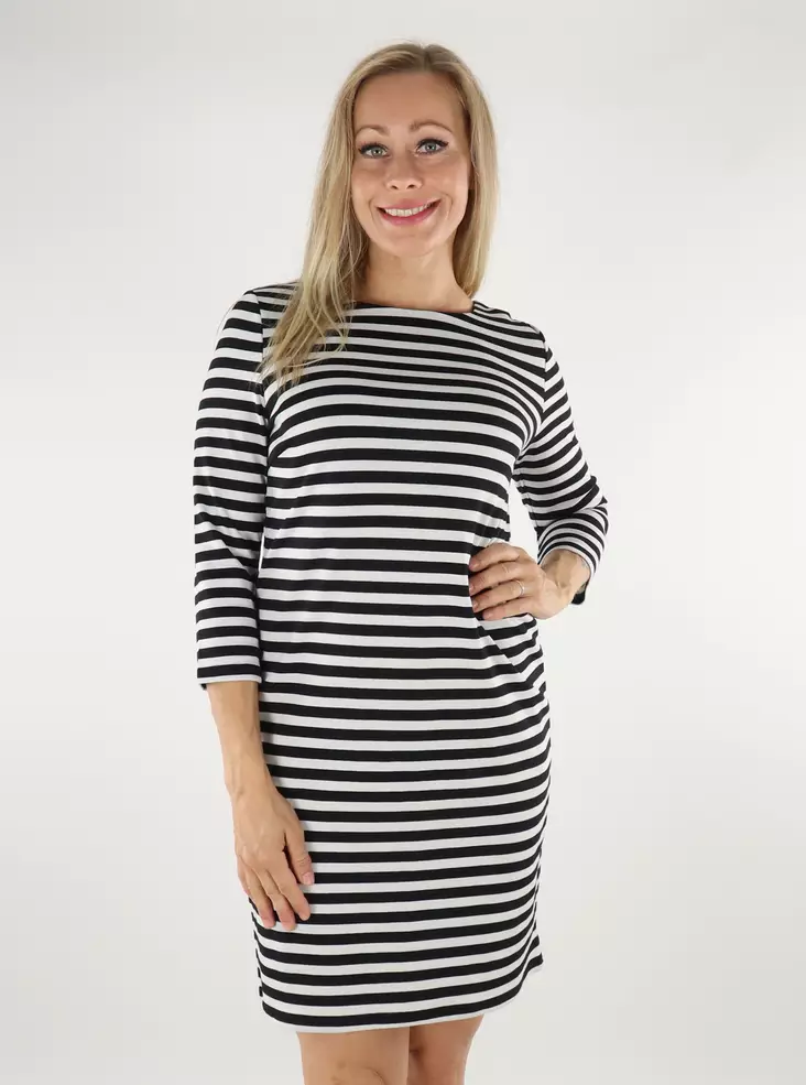 Vila Kleid 3/4 schwarz/Schneeweiß - Kleider und Tuniken - 136583 - 1