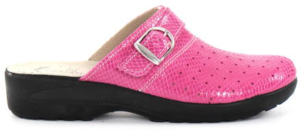 Golden Fit Mules 616 C hochglänzend fuchsia - Damen Arbeitsschuhe - 125434 - 1