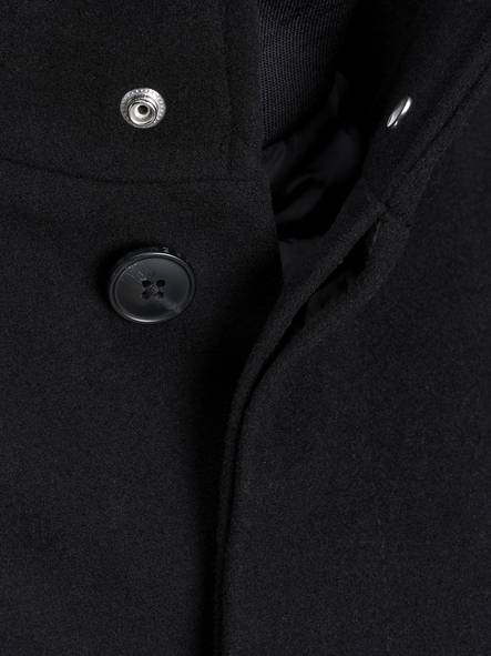 Jack&Jones Wollmantel Edunham, schwarz - Herrenjacken - 129454 - 2