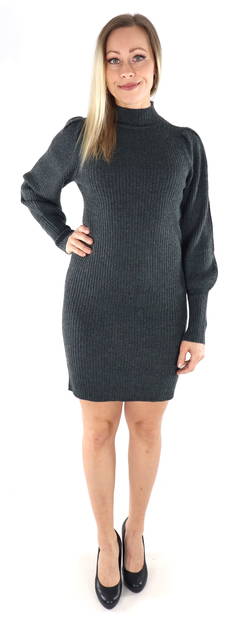 Only Strickkleid dunkelgrau - Damenpullover - 134704 - 1