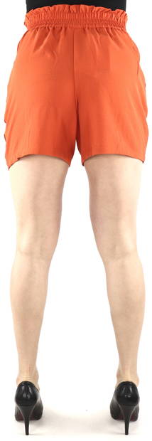 Vila Shorts hochgeschnitten orange - Damen Shorts und Capris - 128494 - 2