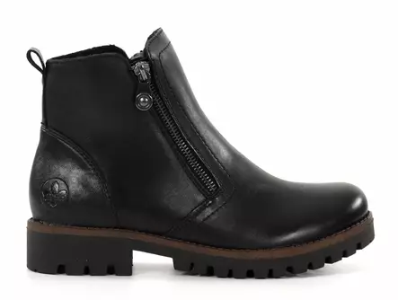 Rieker Damenschuhe Stiefeletten 78556-00 schwarz - Rieker Stiefeletten - 136674 - 1