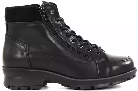 Ilves Damen Weitfuß Leder Stiefeletten 8326-D XXL Schwarz - Damen Stiefeletten - 137564 - 1