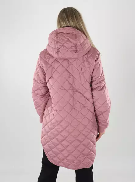 Vila Leichte Wattierte Jacke VITATE L/S HOODED JACKET Nostalgia Rose - Leichte Damenjacken - 142114 - 2