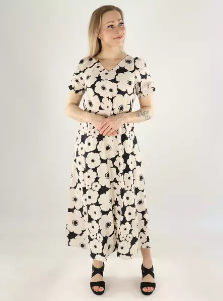JDY Kleid LIFE MIDI KLEID schwarz - Kleider und Tuniken - 141164 - 1